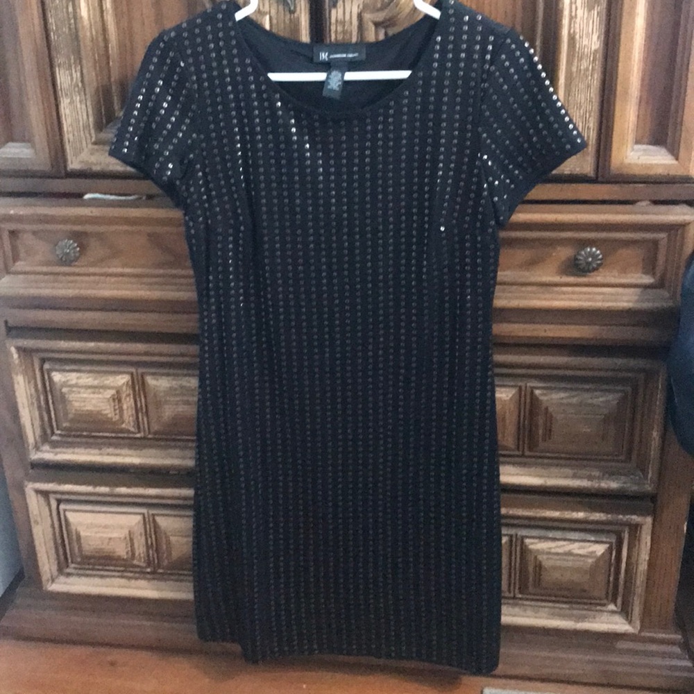 INC dress with metallic sequins